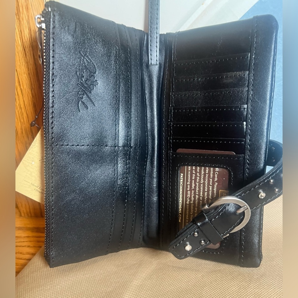 NWT Patricia Nash Annesley Luxe Ranch Leather Wallet/Wristlet - Picture 5 of 6